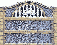 Забор бетонный - еврозабор - Старый город