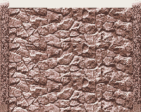 Забор бетонный - еврозабор - Дикий камень