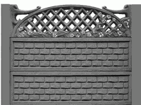 Забор бетонный - еврозабор - Кирпичик